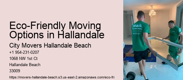 Eco-Friendly Moving Options in Hallandale
