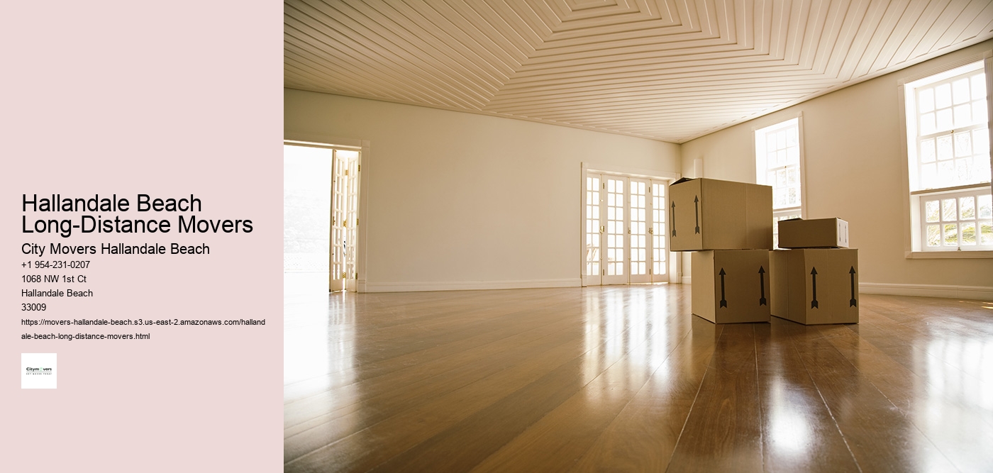 Hallandale Beach Long-Distance Movers