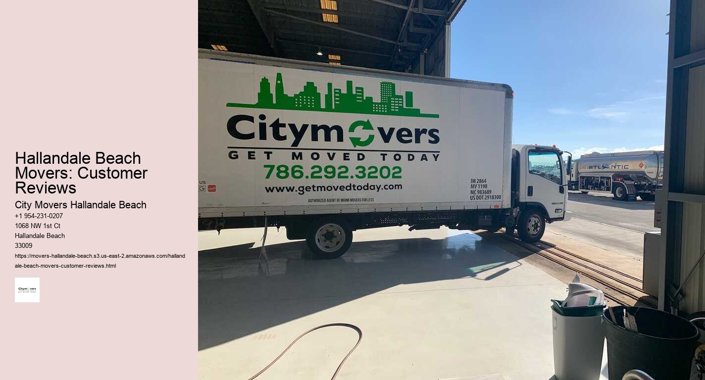 Hallandale Beach Movers: Customer Reviews